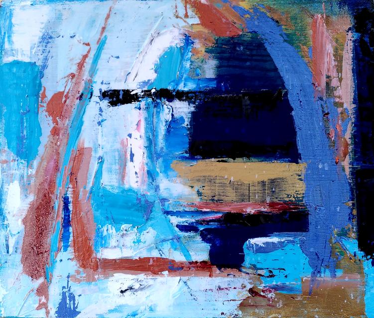 Katafigi - 2024 | 29x34cm | acrylic, oil on wood